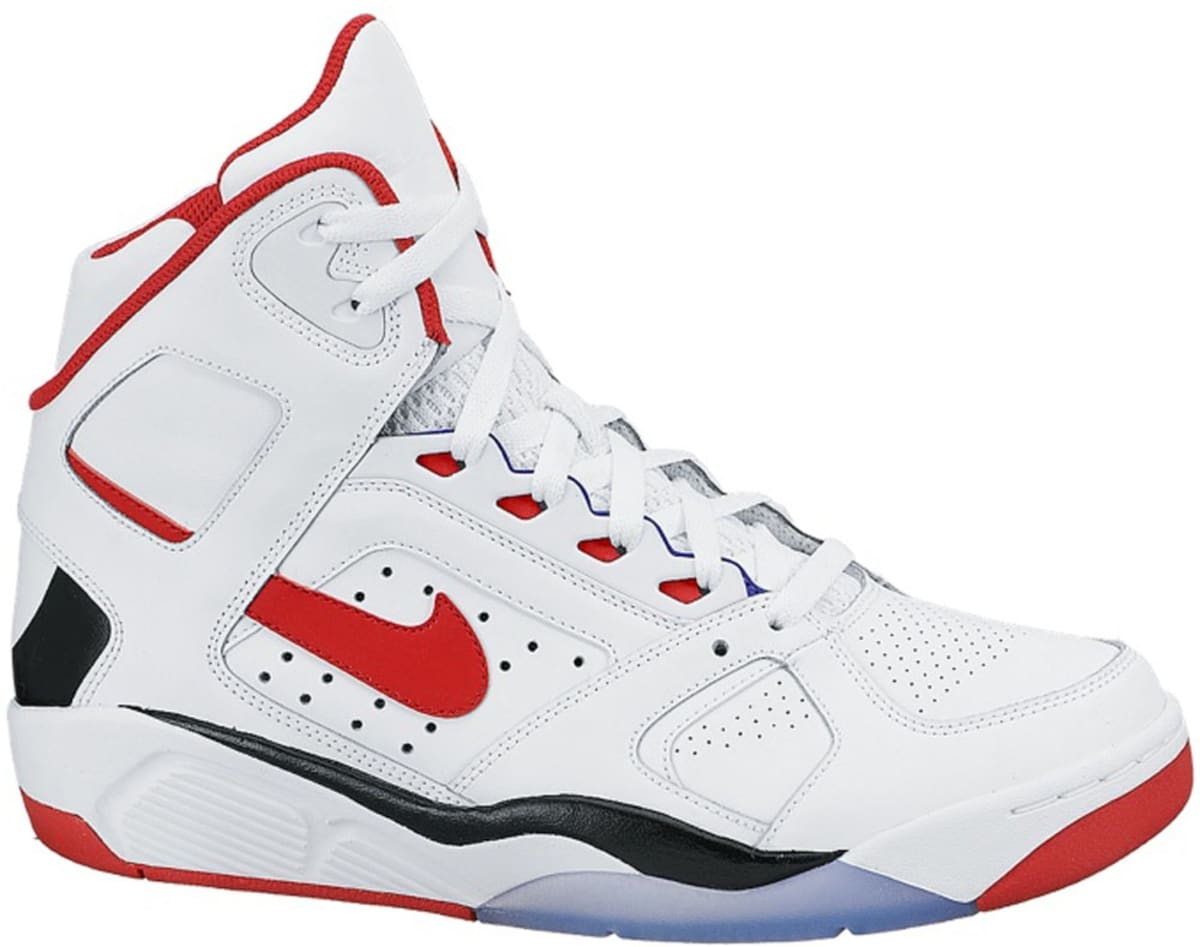 nike flight red and white