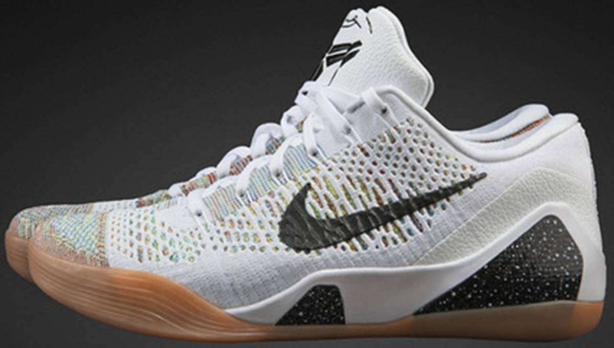 Nike Kobe IX Premium White/BlackGum Medium Brown Nike Sole Collector