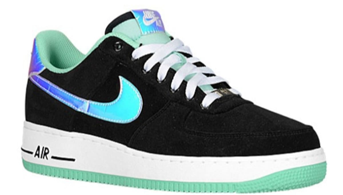 nike air force 1 shiny swoosh