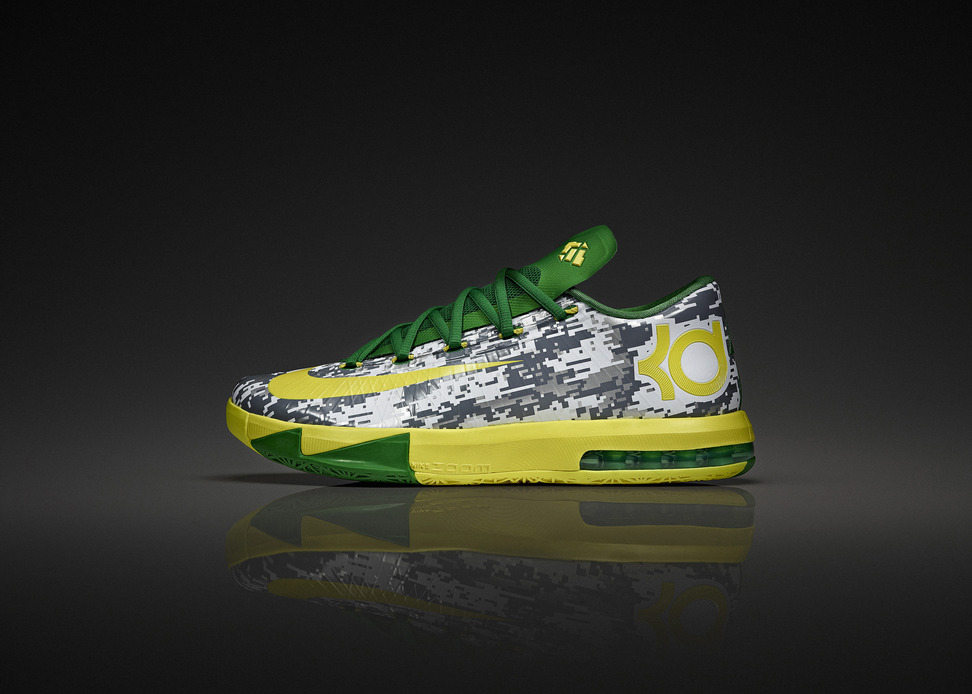 Nike KD VI Oregon Duck Armed Forces Classic Team Exclusive profile