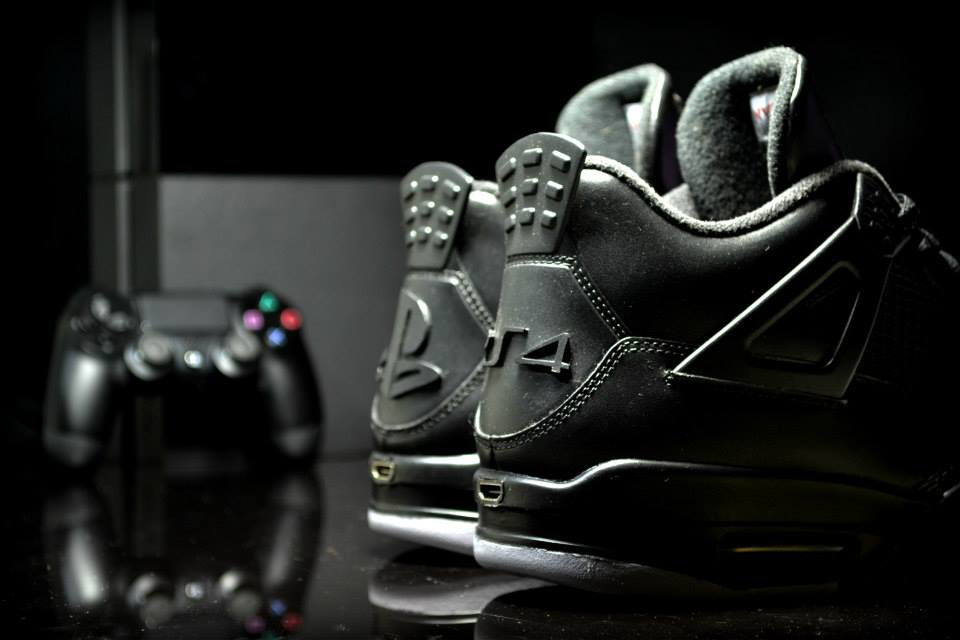 Playstation Air Jordan IV 4 by FreakerSneaks (3)