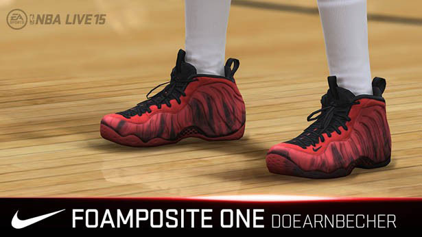 NBA Live '15 Sneaker Update: Nike Air Foamposite One Doernbecher