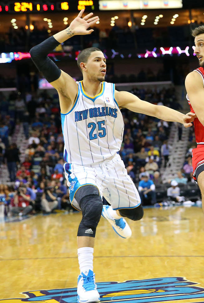 Austin Rivers wearing adidas Crazy Fast