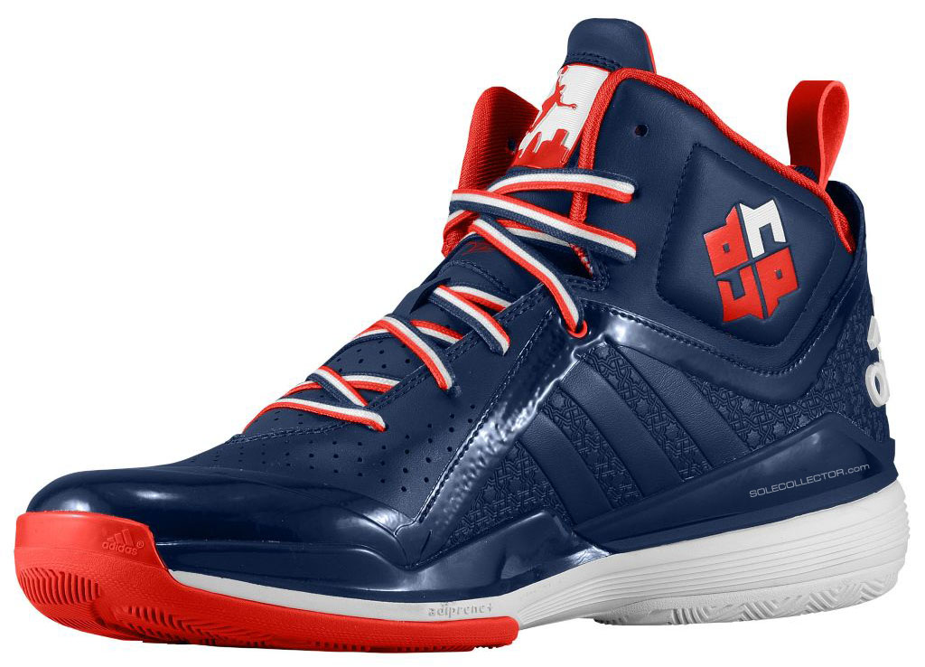 adidas D Howard 5 Navy/Red/White (2)