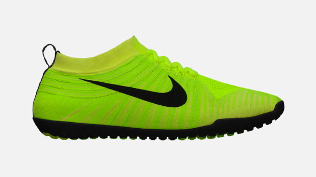 Nike Free Hyperfeel in Volt Black Electric Yellow and Electric Green profile