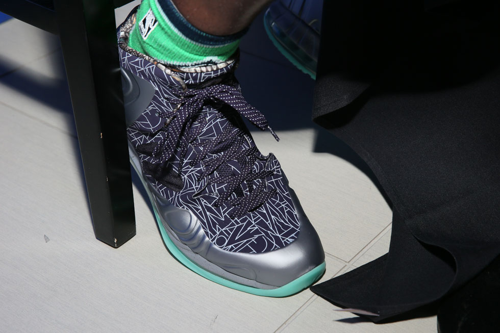 Chris Bosh wearing Nike Air Max Hyperposite Gumbo All-Sar