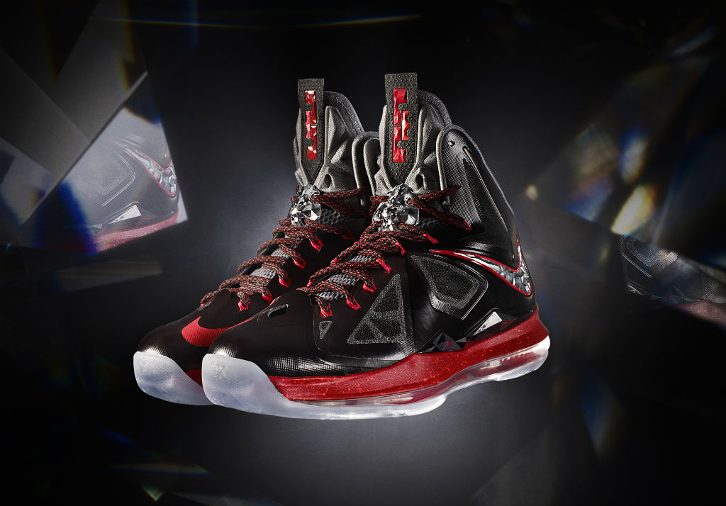 Nike LeBron X 10 Introduced Black Red Chrome Pressure (1)