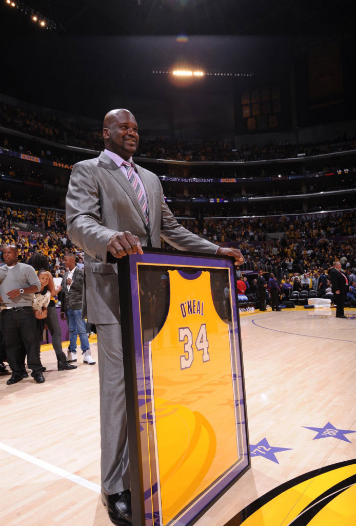 Los Angeles Lakers Retire Shaq's #34 Jersey (4)
