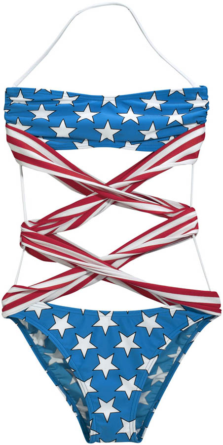 adidas Originals by Jeremy Scott - Spring/Summer 2012 - JS Flag Swimsuit X30165
