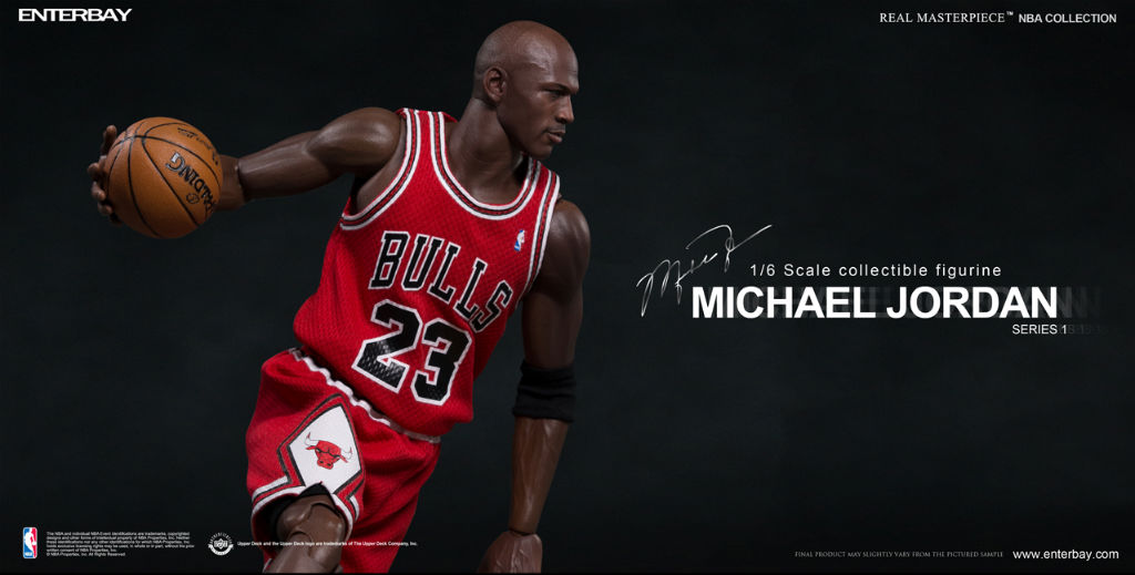 NBA x Enterbay Michael Jordan 1/6 Scale 'Away' Figure (5)