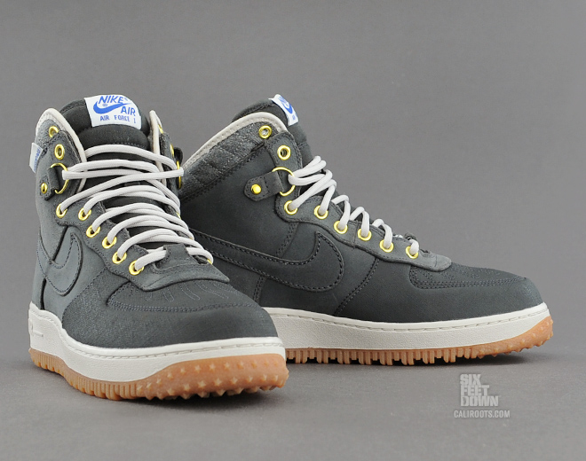 Nike Air Force 1 Duckboot in Anthracite