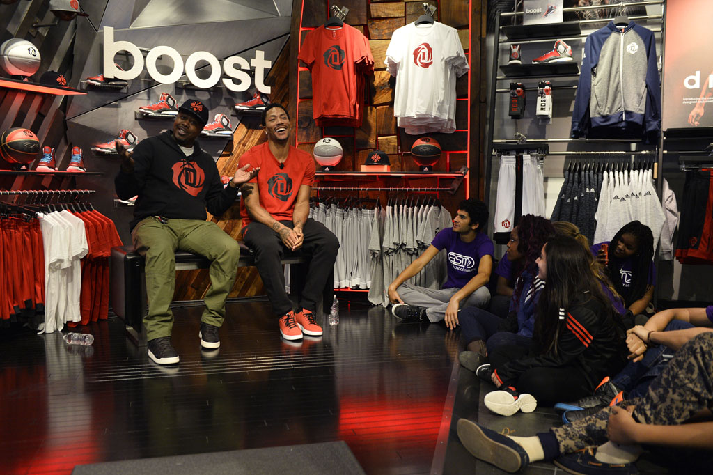 Derrick Rose and adidas Basketball Launch the D Rose 5 Boost in Chicago (2)