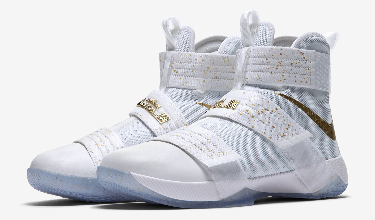 lebron soldier 11 white and gold