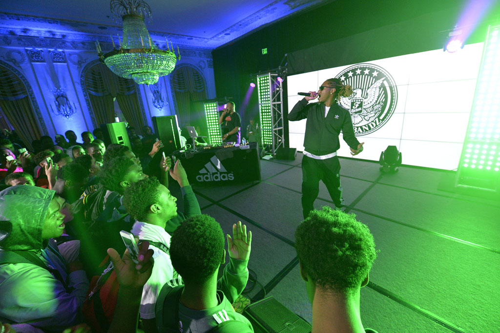 Future Performs for High School Basketball Stars at adidas Unrivaled (2)