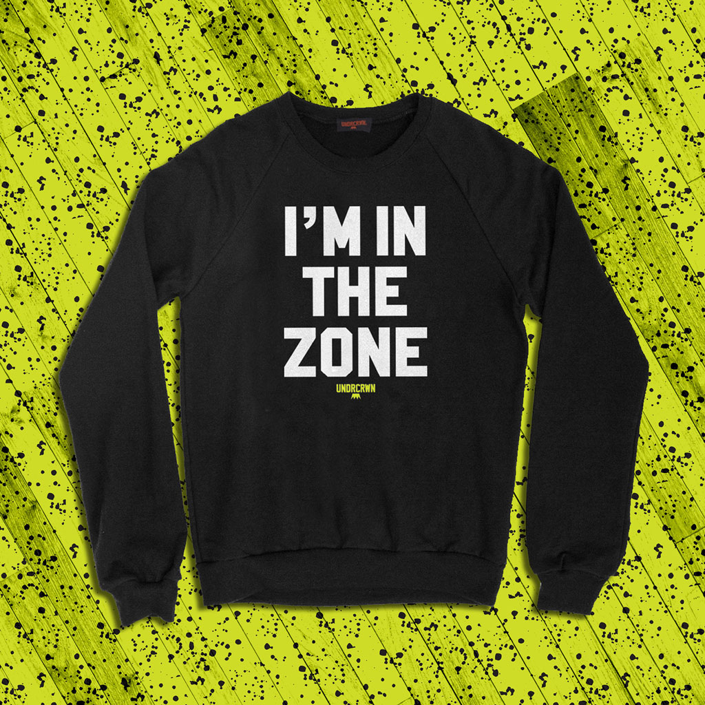 UNDRCRWN In the Zone Collection - Crewneck Black