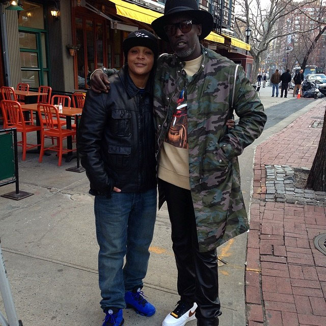 Michael K. Williams wearing Nike Air Force 1 RT; Snoop Pearson wearing Nike Air Max Barkley GS