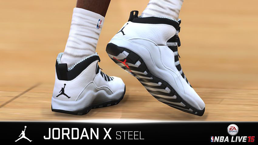 NBA Live 15 Sneakers: Air Jordan X 10 Steel