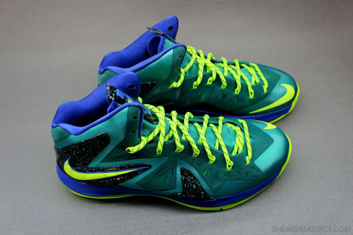 Nike LeBron PS Elite Sport Turquoise Volt Violet Force 579827-300 (7)
