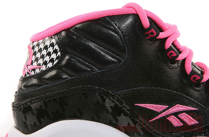 Reebok Question GS Black/Pink Houndstooth (5)