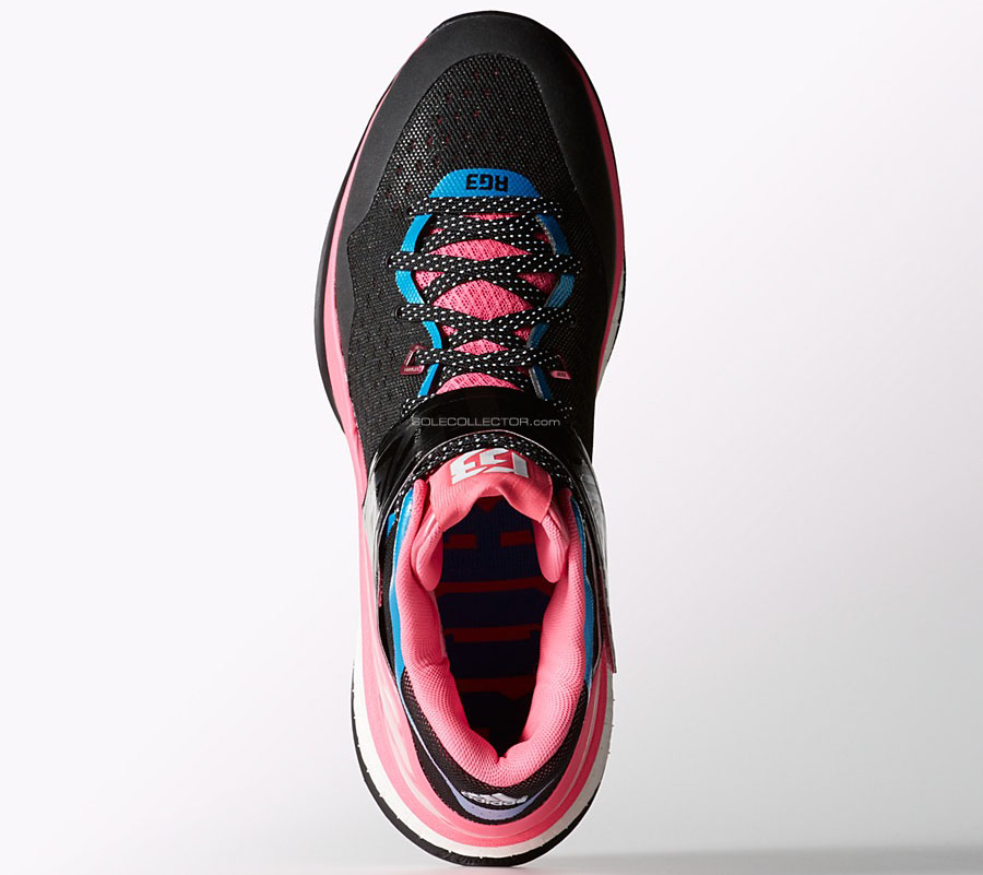 adidas RG3 Boost Trainer Black/Pink-Blue (2)