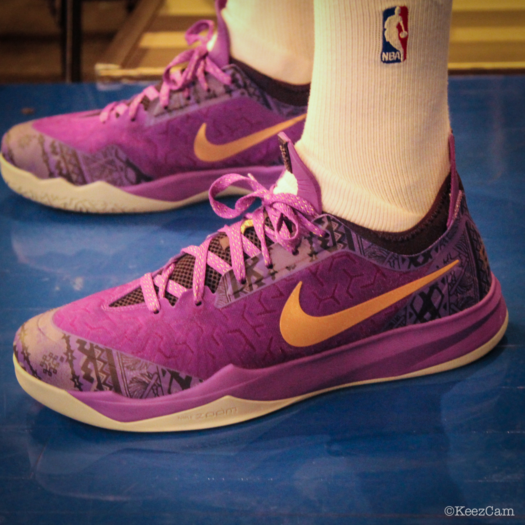 Sole Watch: Up Close At MSG for Knicks vs Nets - Toure' Murry wearing Nike Zoom Crusader BHM