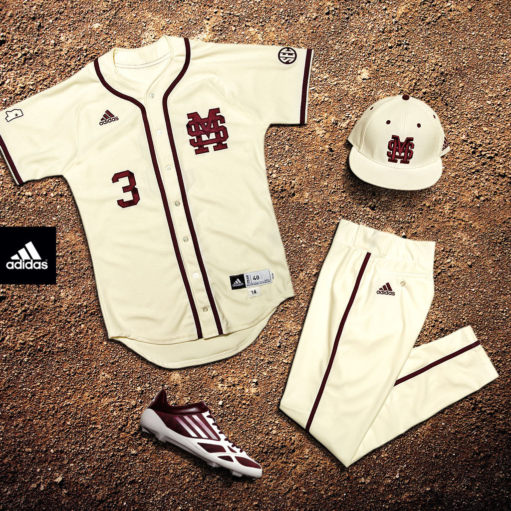 adidas Mississippi State Baseball Uniforms 2014 (2)