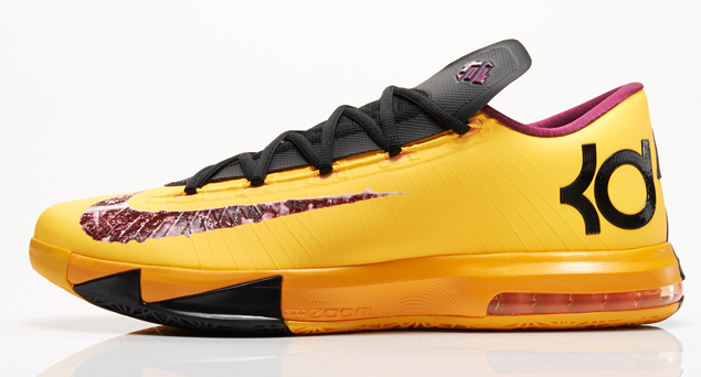 Nike KD 6 Peanut Butter and Jelly colorway profile