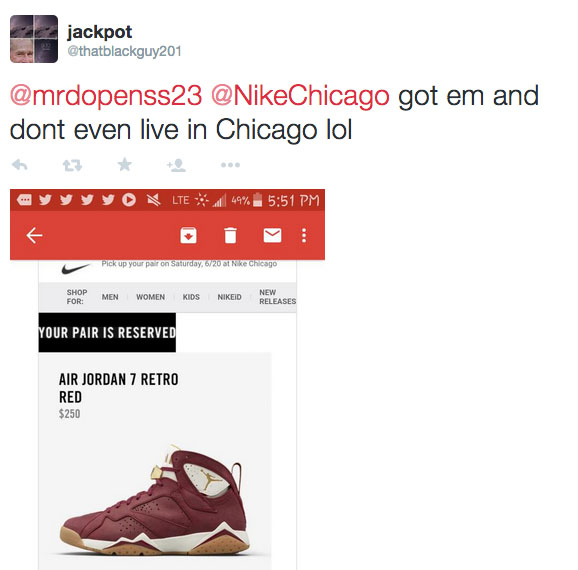 Nike Chicago Launches Online Raffle System But Out of Towners Are Winning (1)