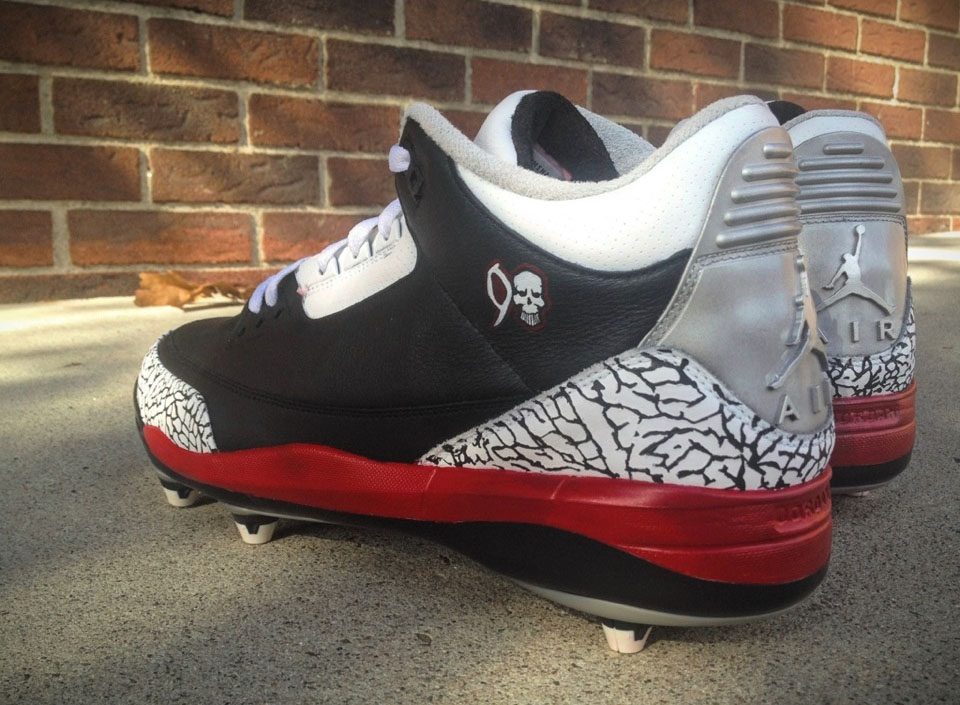 Air Jordan 3 Cleats for Darnell Dockett by Mache Custom Kicks (2)