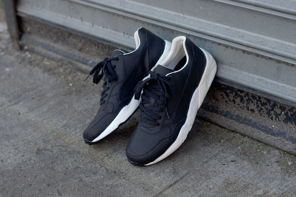 Puma by Hussein Chalayan HC90 Runner in black leather