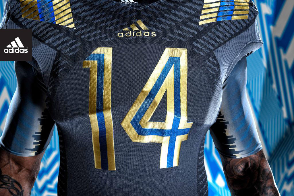 adidas and UCLA Unveil 'LA Steel' TECHFIT Football Uniforms (3)