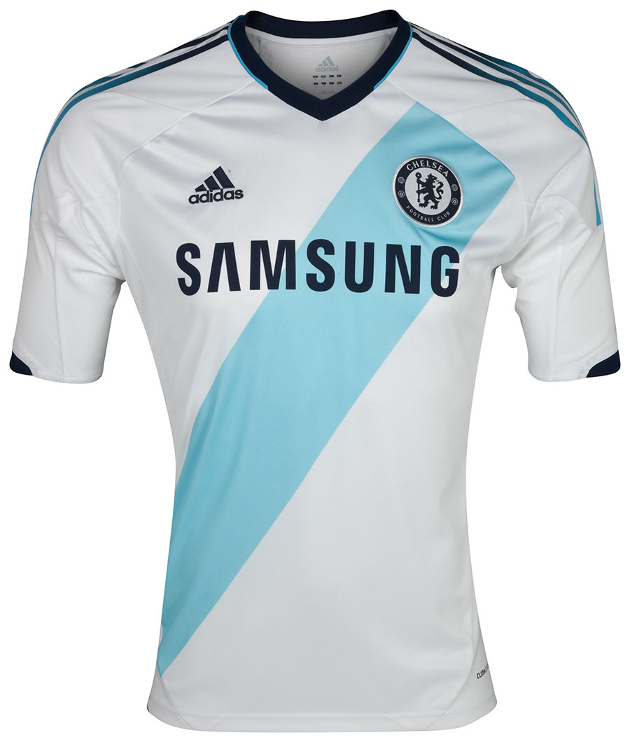 adidas Unveils 2012-2013 Chelsea FC Away Kit Short Sleeve