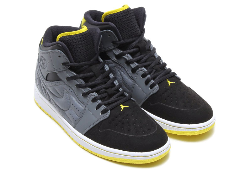 Air Jordan I 1 Retro '99 Cool Grey/Vibrant Yellow-Black-White 654140-032 (5)