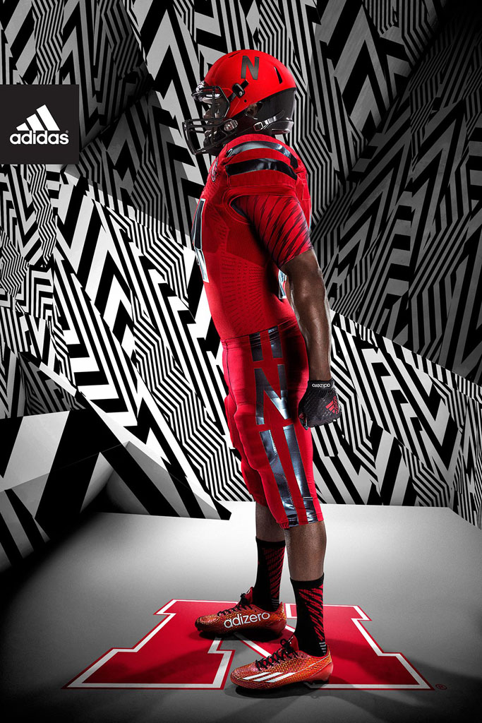 University of Nebraska & adidas Unveil Red Rising TechFit Uniform (10)