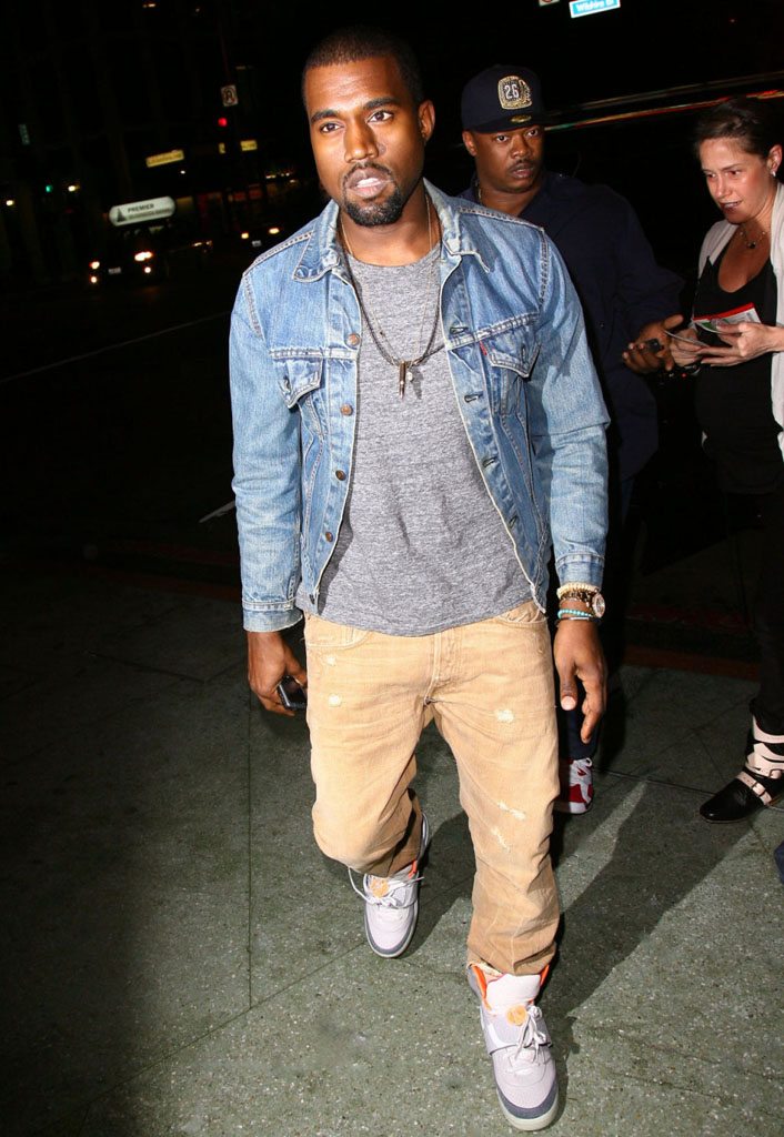 kanye west wearing yeezy 380 v2