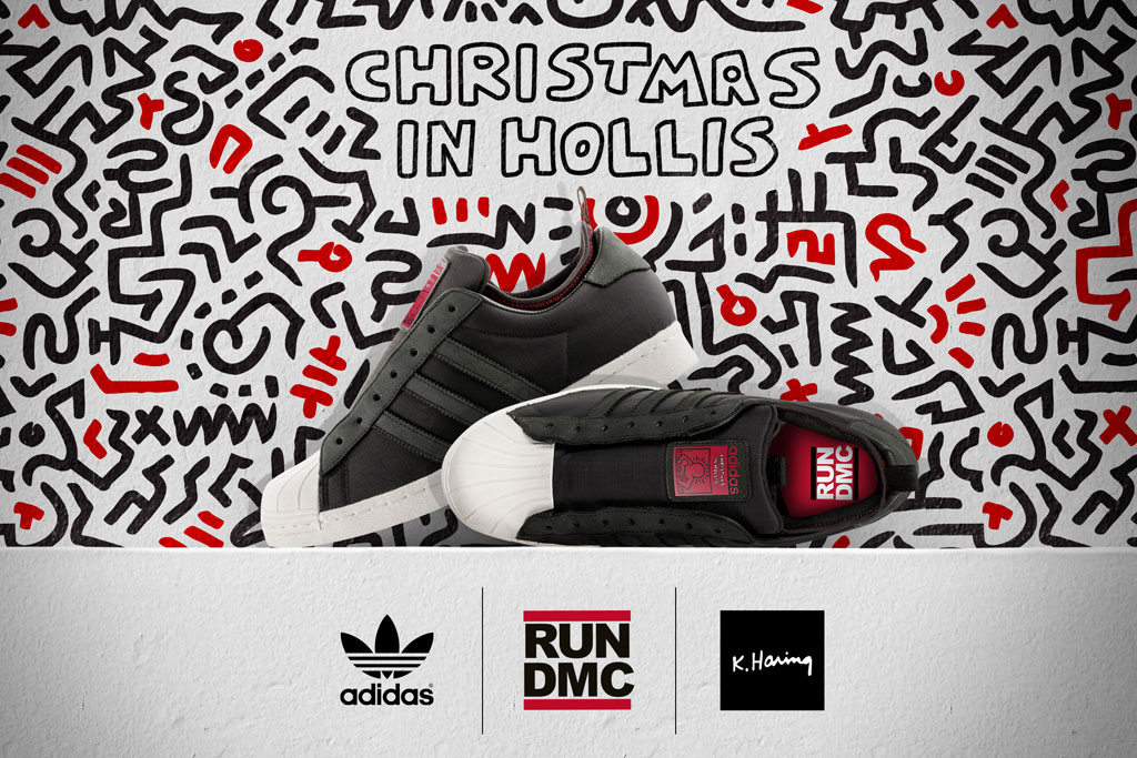 Keith Haring x RUN DMC x adidas Originals Superstar 80s Christmas in Hollis (1)