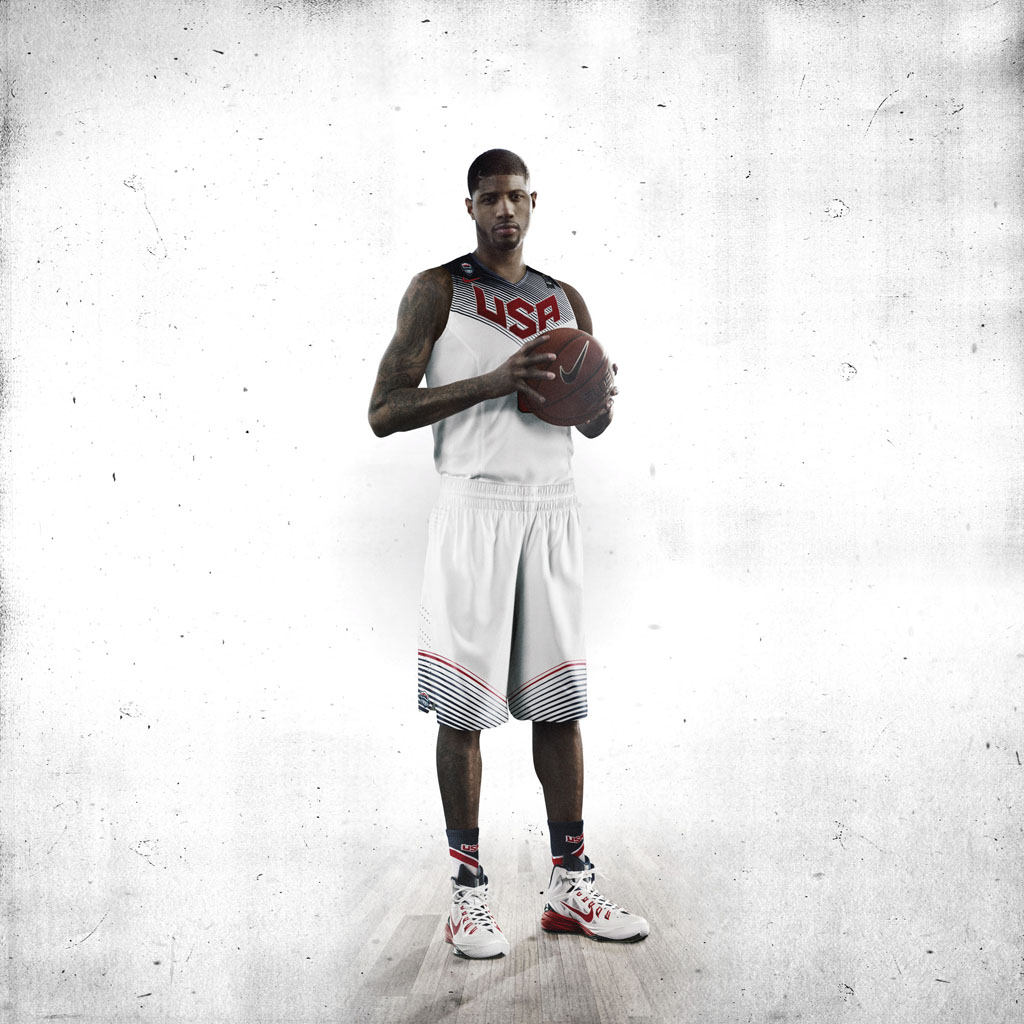 Nike Basketball Unveils 2014 USA Basketball Uniforms - Paul George (1)