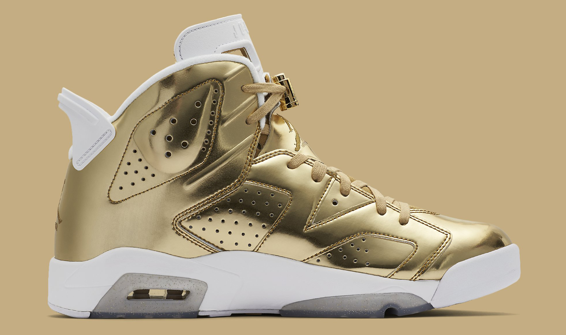 Gold Air Jordan 6 Pinnacle Championship | Sole Collector