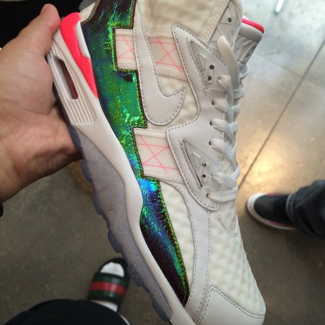 French Montana Picks Up Nike Air Trainer SC High Hyper Punch