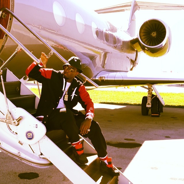Diddy wearing Nike Air Trainer SC II Megatron