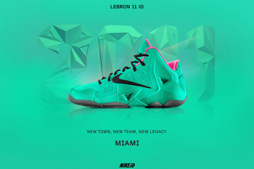 NIKEiD Concept // LeBron 11 'Miami' 2011 (1)