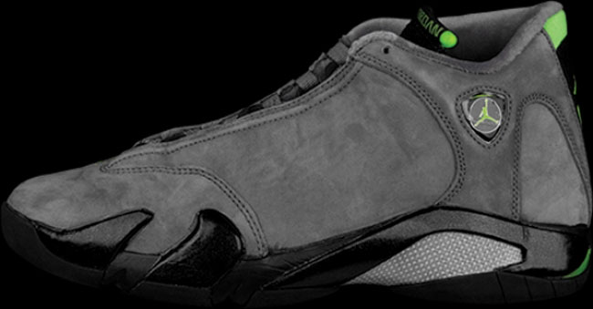 The Best Non-OG Colorways of Air Jordans: Air Jordan XIV 14 Light Graphite / Chartreuse