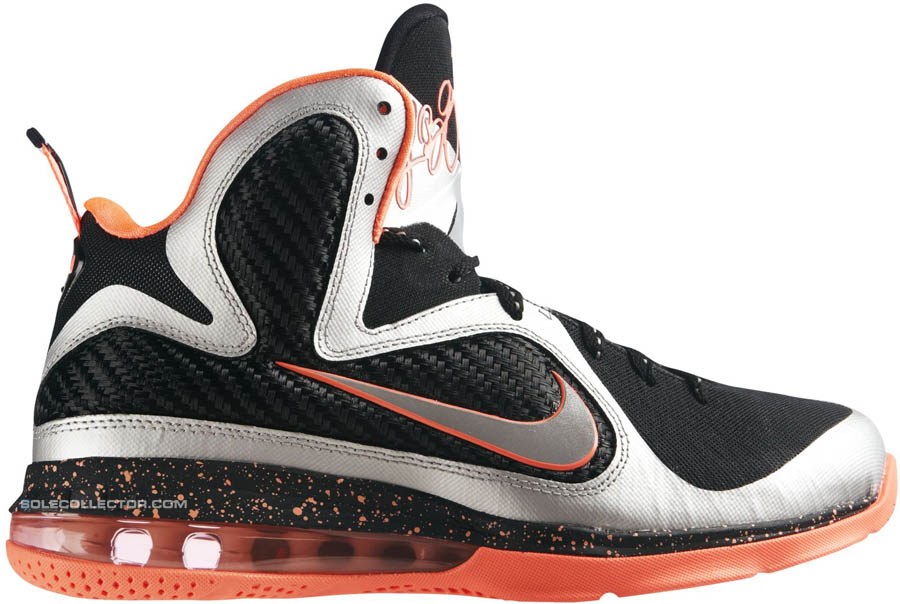 Nike LeBron 9 IX Mango Shoes 469764-005