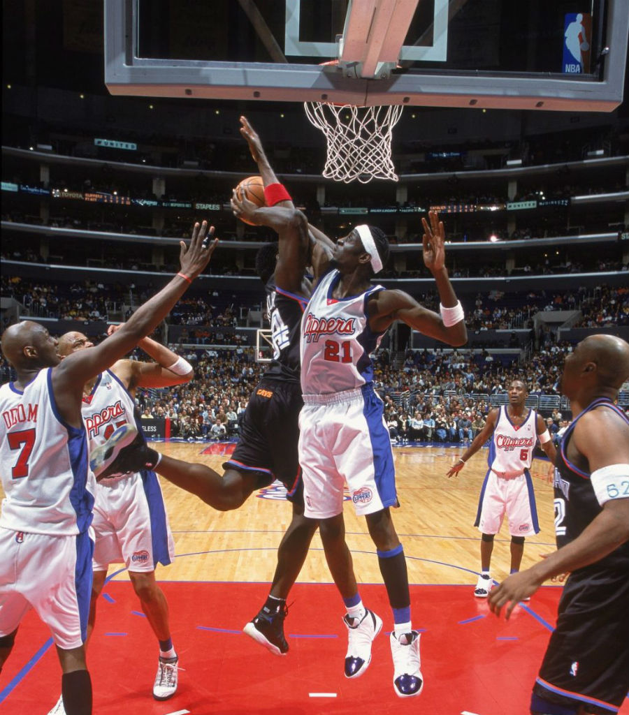 Darius Miles Air Jordan XVI PE Los Angeles Clippers Home (2)