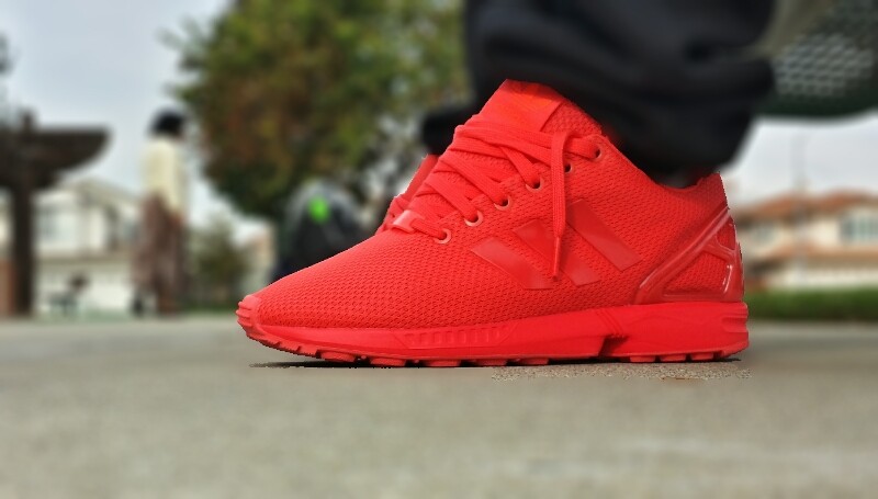 adidas zx flux red