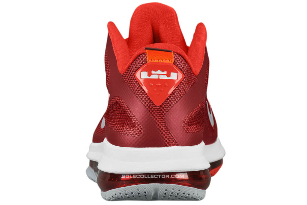 Nike LeBron 9 Low Team Red Challenge Red Wolf Grey 510811-600 (3)