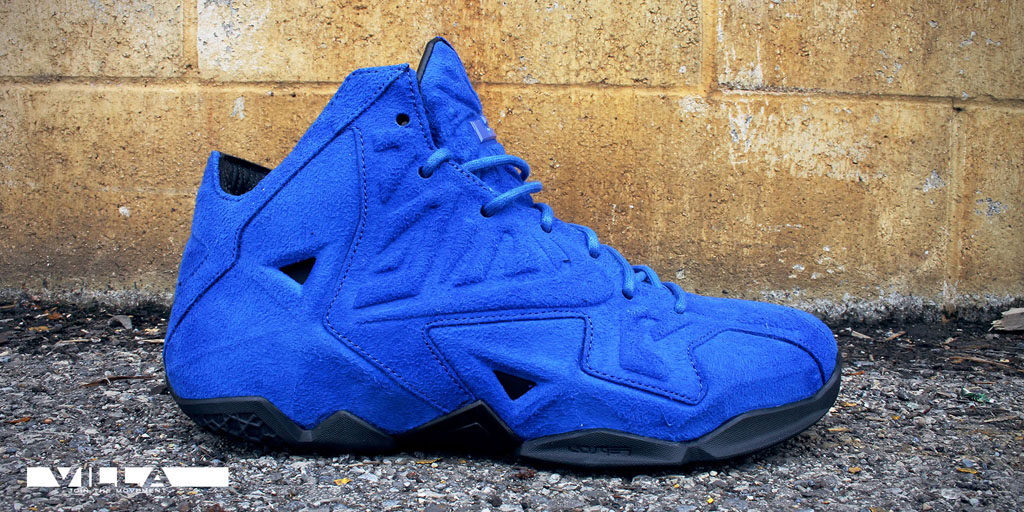 Nike LeBron XI 11 EXT Blue Suede (8)