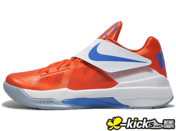 Nike Zoom KD IV Team Orange Photo Blue White 473679-800 (1)