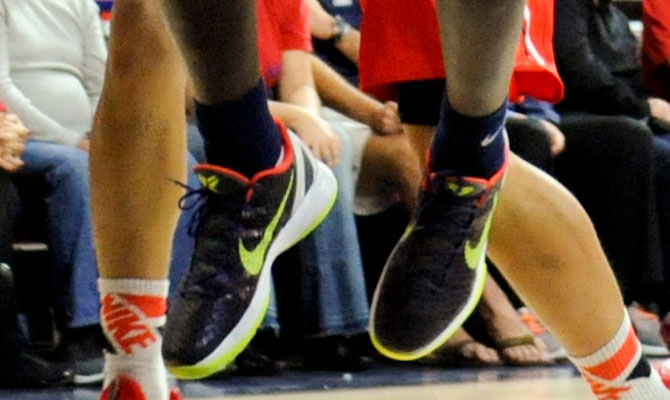 Stanley Johnson wearing Nike Kobe VI 6 Chaos (2)