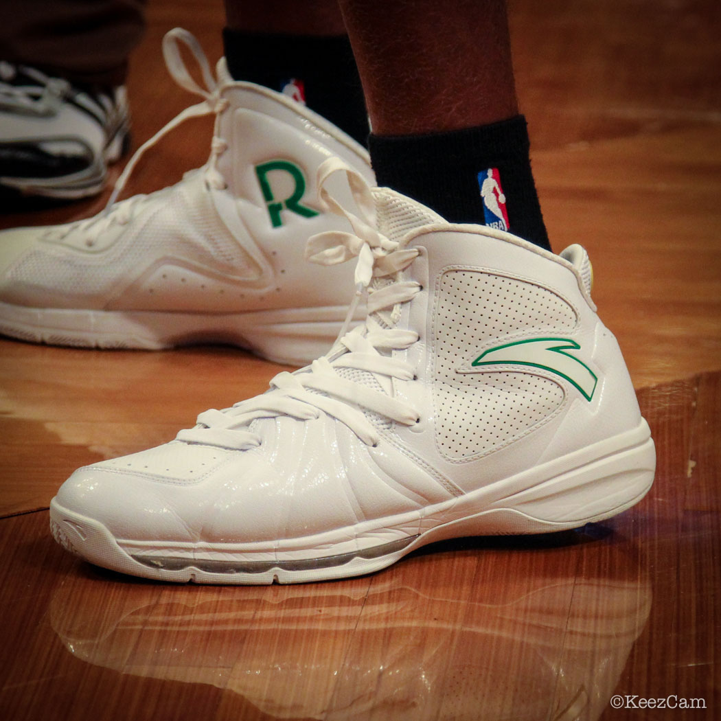 #SoleWatch // Up Close At Barclays for Nets vs Celtics - Rajon Rondo wearing ANTA Rondo 1